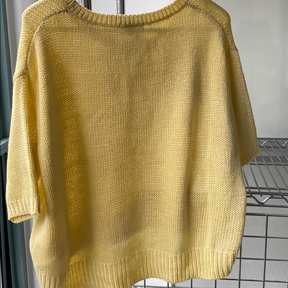 Yellow knit sweater - Picture 3 of 3